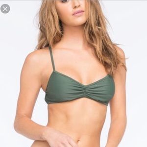 Tillys Full Tilt Bikini Top - Olive green